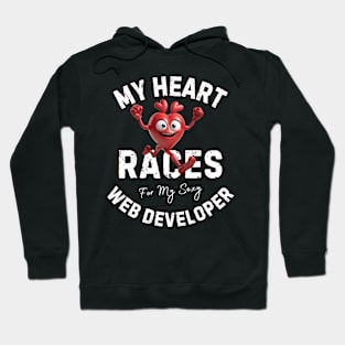 My Heart Races - Web Developer Hoodie